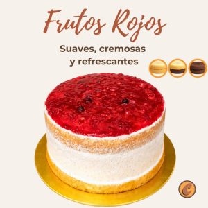 TOHELADA-FrutosRojos Torta helada de frutos rojos en masa blanca, combinada o chocolate — Cajicá Chía Tabio Sabana de Bogotá