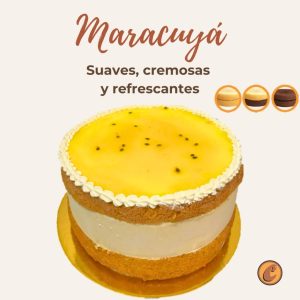 TOHELADA-Maracuya Torta helada de maracuyá en masa blanca, combinada o chocolate — Cajicá Chía Tabio Sabana de Bogotá