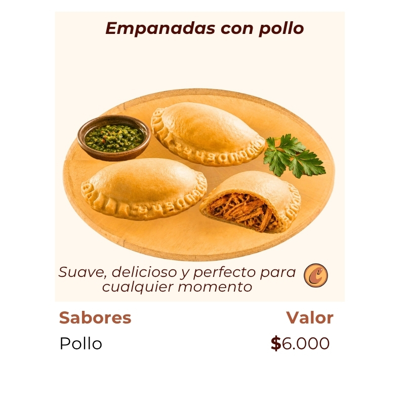 Catálogo Tortas Ponqués Postres Artesanales Empanadas pollo Locales Choconuez - Cajicá Chía Tabio Sabana de Bogotá