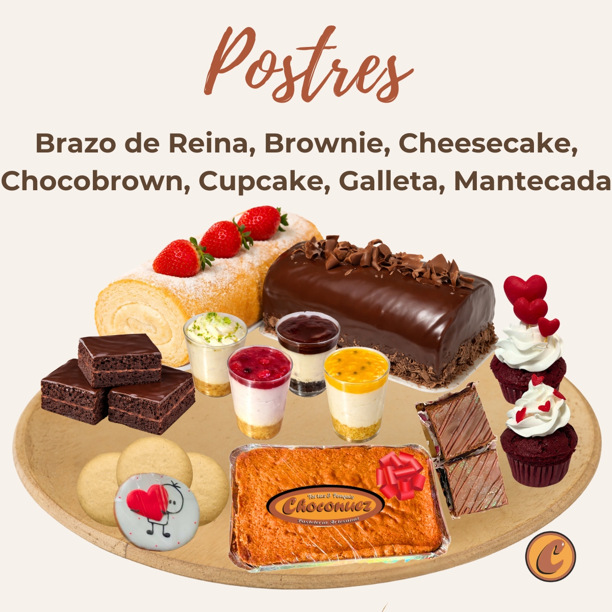 Catálogo Tortas Ponqués Postres Artesanales Postres Choconuez - Cajicá Chía Tabio Sabana de Bogotá