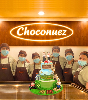 Tortas Ponqué Postres Artesanales Chía Domicilio Equipo Choconuez — 28 años de tradición artesanal en Chía
