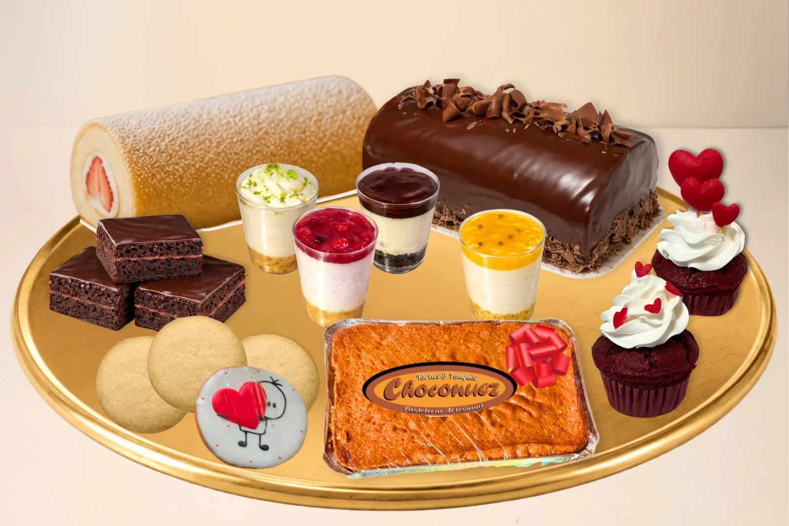 Pastelería artesanal para celebraciones: Tendencias de diseño y sabores que están de moda en 2026 bandeja postres choconuez Choconuez - Cajicá Chía Tabio Sabana de Bogotá