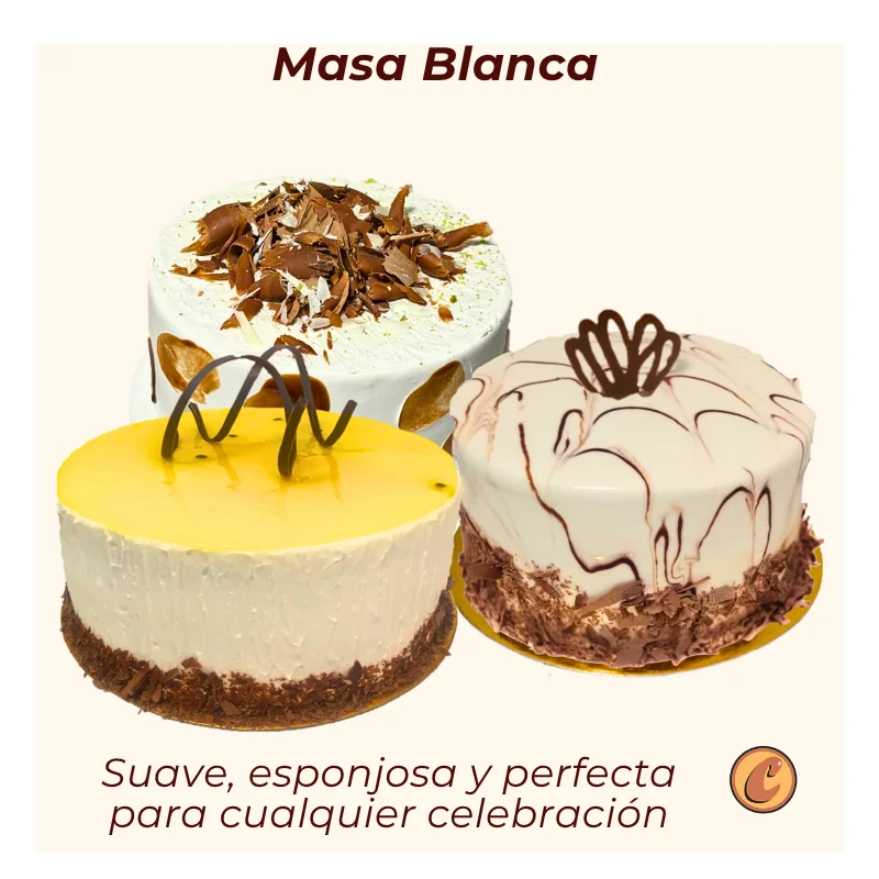 Catálogo Tortas Ponqués Postres Artesanales Torta semi-Húmeda Masa Blanca Choconuez - Cajicá Chía Tabio Sabana de Bogotá